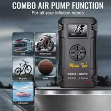 COMPRESOR DE AIRE Y ARRANCADOR DE COCHE 12V